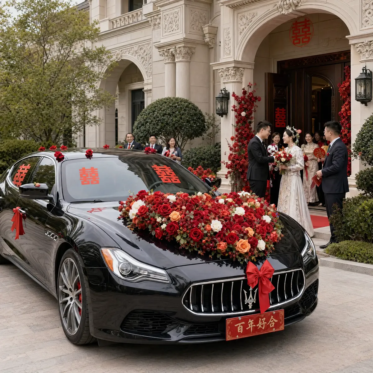 網路婚禮禮車示意